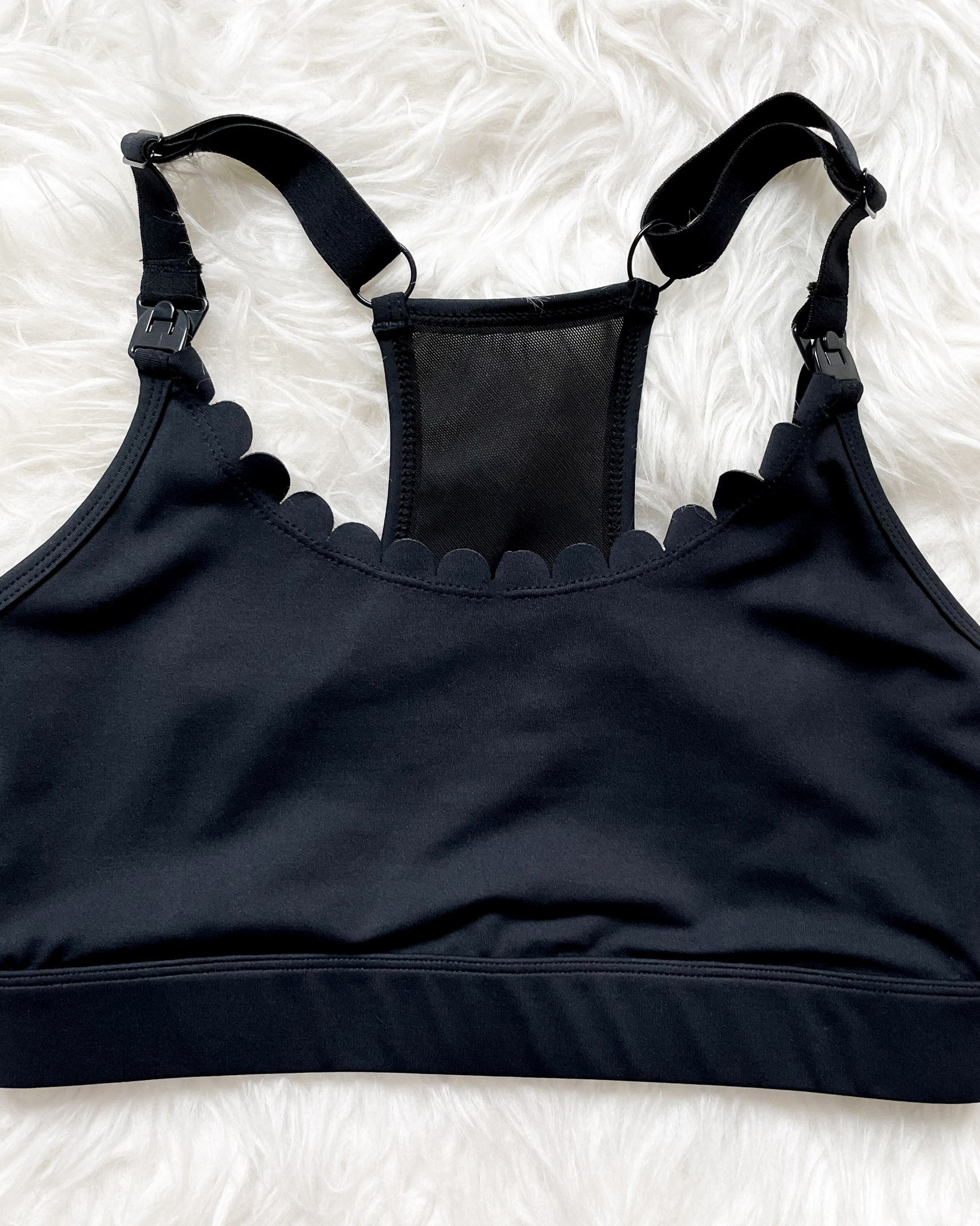 Lucie Nursing Sports Bra, High Impact, Supportive, largest chest, running, black