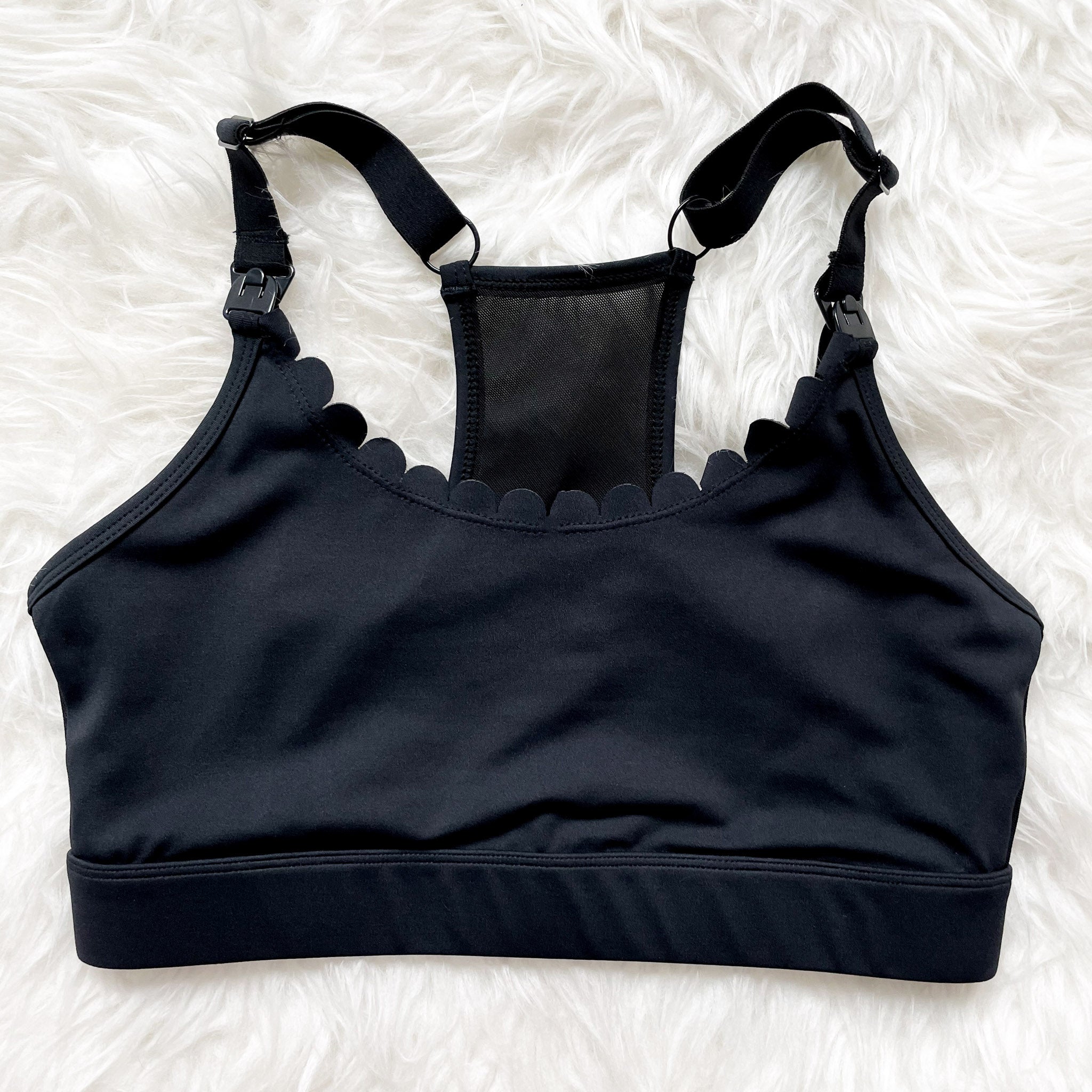 Lucie Nursing Sports Bra, High Impact, Supportive, largest chest, running, black