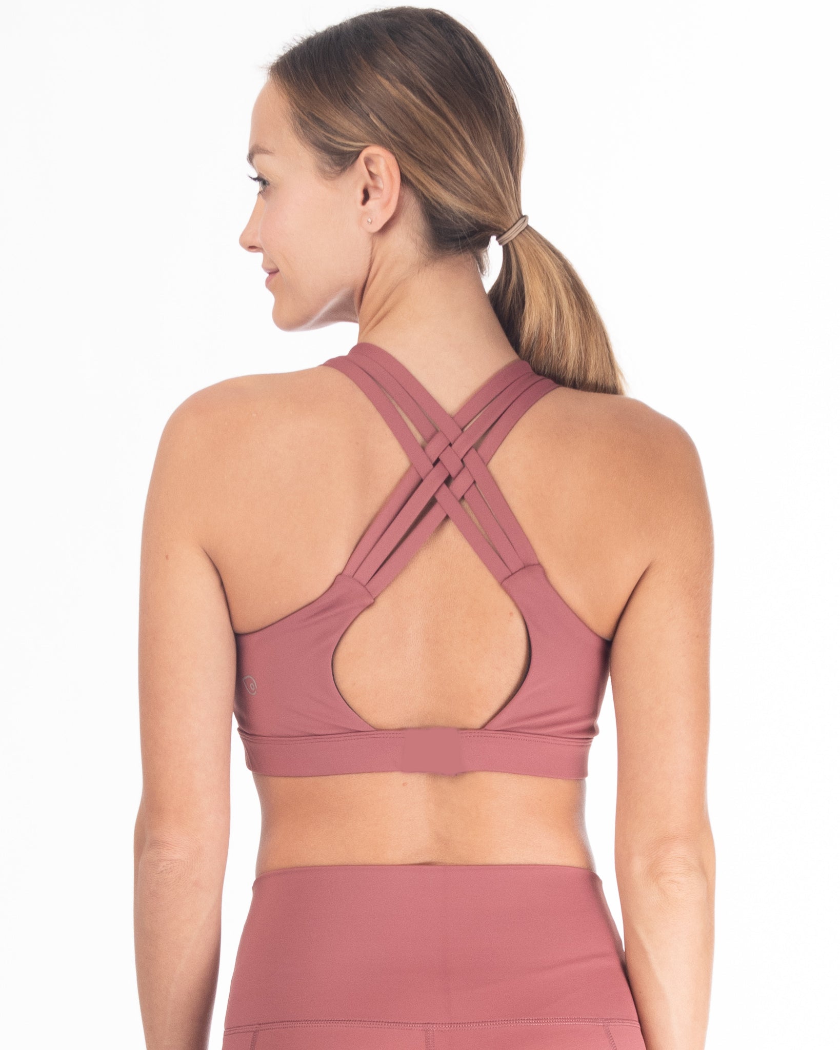 Chloe 3 Running Nursing Sports Bra, black, strappy back, supportive, stylish, mid high impact, mid high coverage