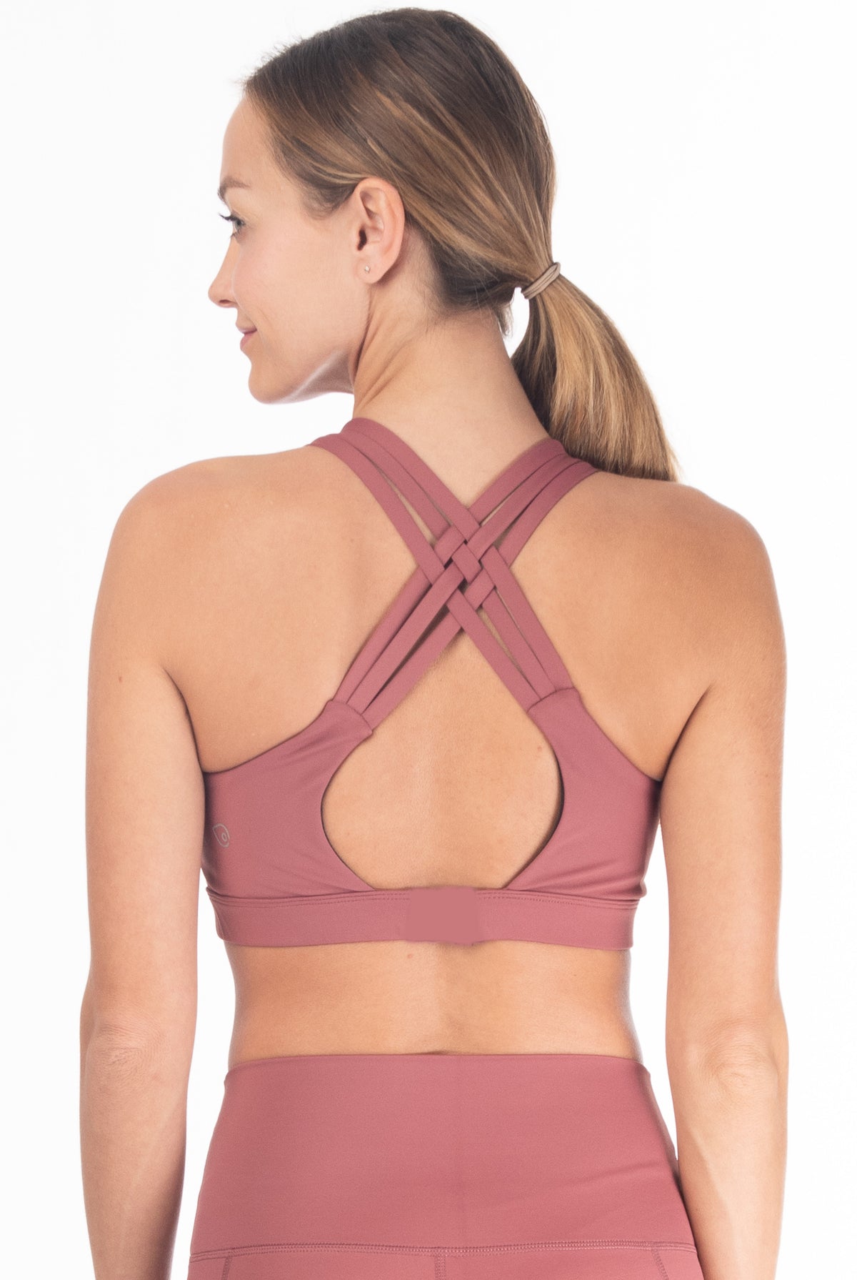 Chloe 3 Running Nursing Sports Bra, black, strappy back, supportive, stylish, mid high impact, mid high coverage
