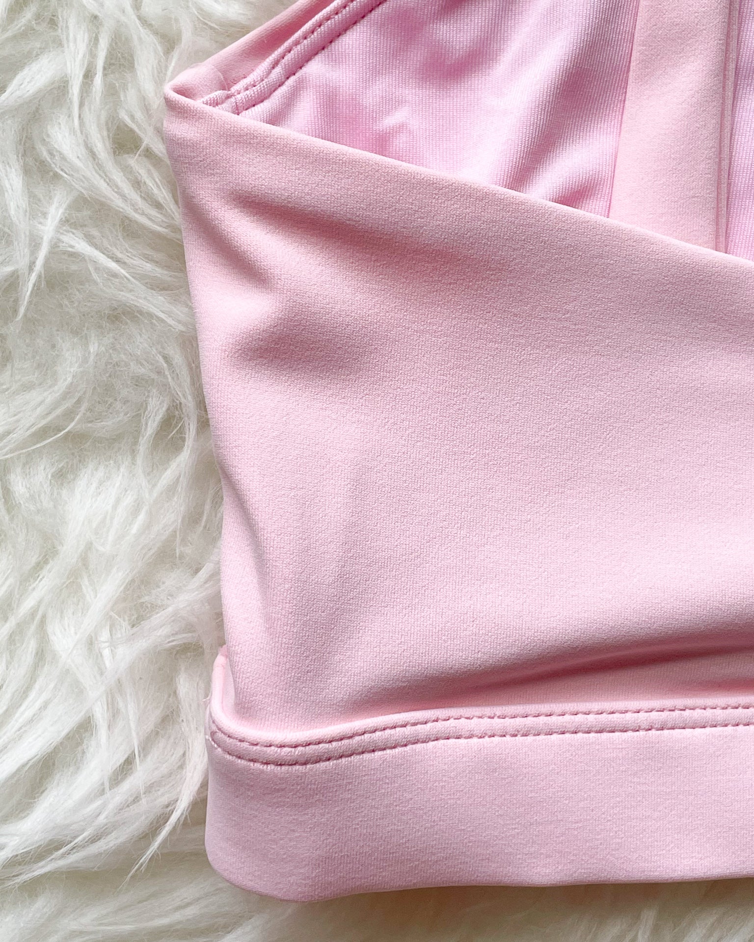 Madison Ruffle Nursing Sports Bra, Medium support, running, largest breast, blush pink
