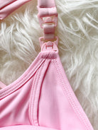 Océane 4 Nursing sports Bra, hands free pumping, blush, strappy back, adjustable, big chested, supportive
