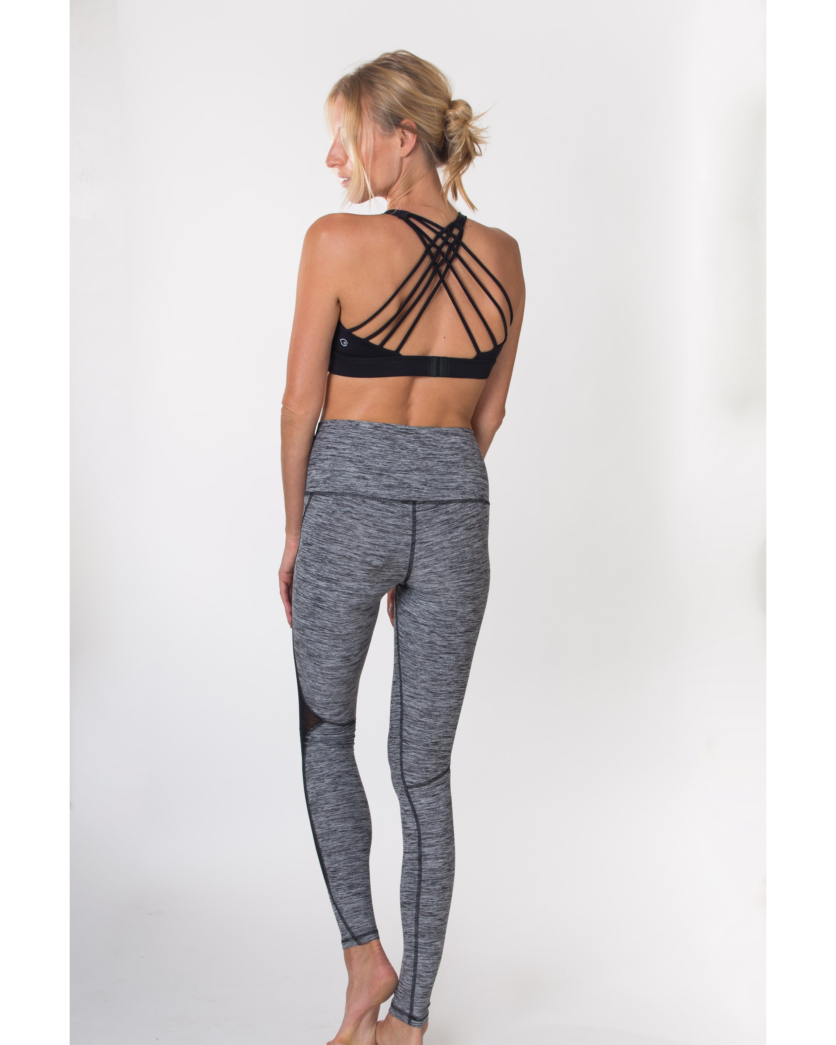 Océane 2 - Yoga Nursing Sports Bralette (Noir) - Sweat and Milk LLC