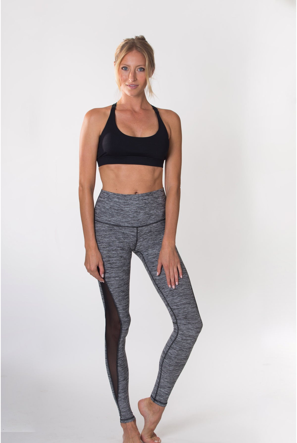 Océane 2 - Yoga Nursing Sports Bralette (Noir) - Sweat and Milk LLC