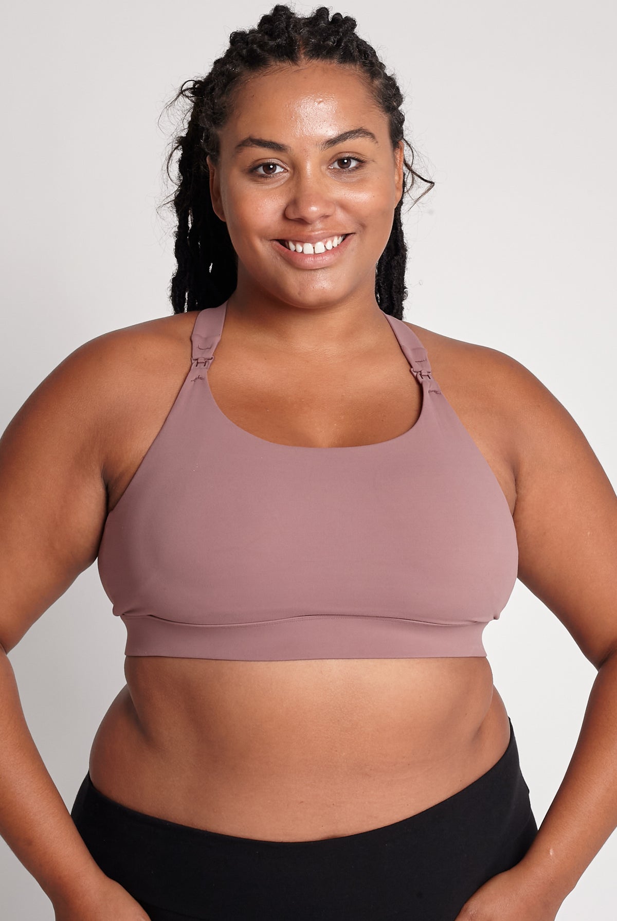 Venice 3 high impact running nursing & pumping sports bra, large cups, big chested, sweat and milk
