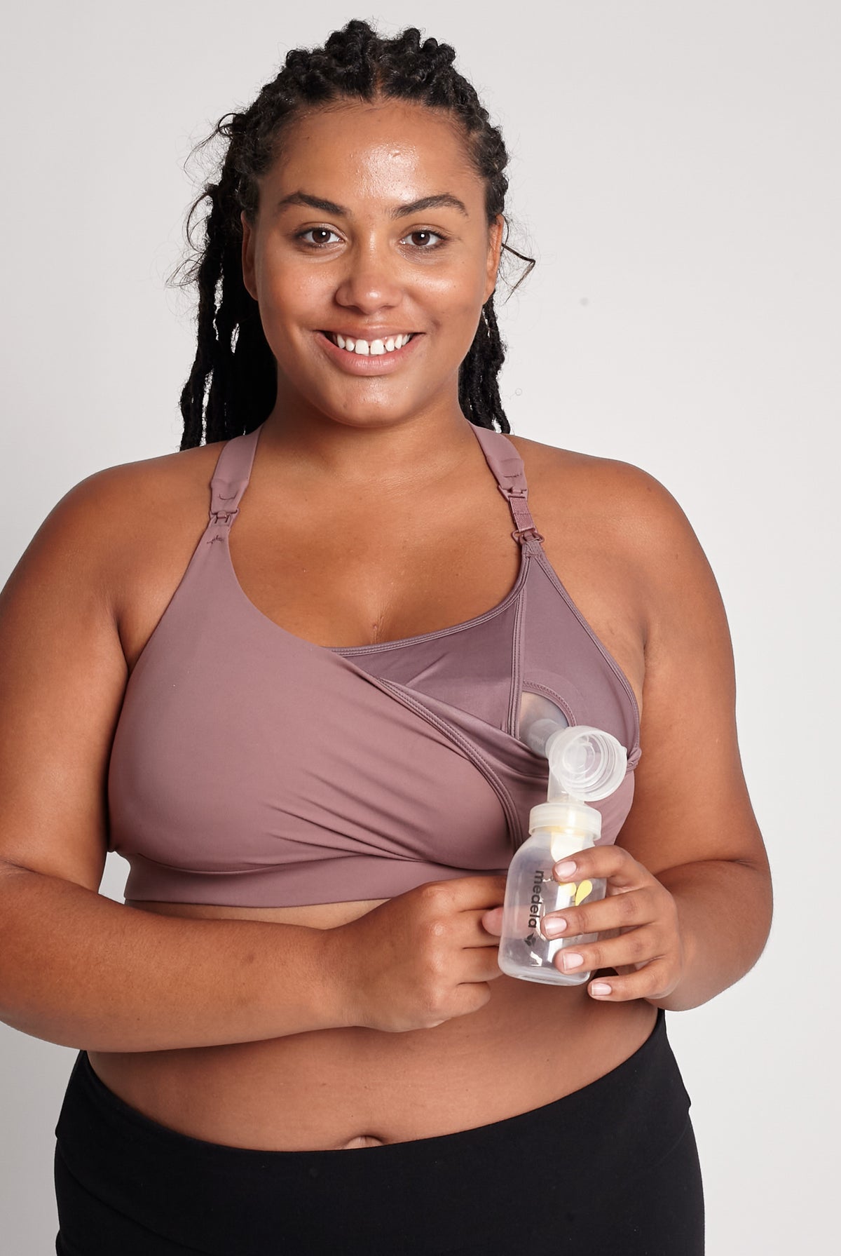Venice 3 high impact running nursing & pumping sports bra, large cups, big chested, sweat and milk