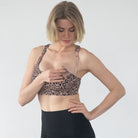 Oceane 4 medium support nursing & pumping sports bra, sweat and milk, large chested