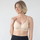 wireless nursing bra, jelly strip, comfortable, sweat and milk