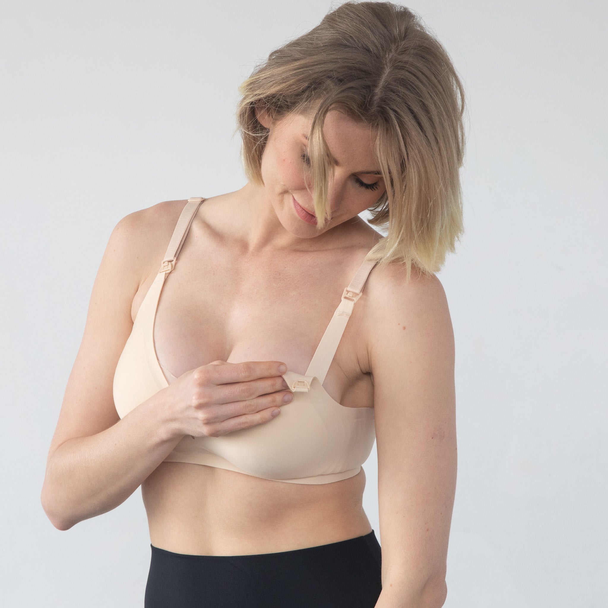 wireless nursing bra, jelly strip, comfortable, sweat and milk