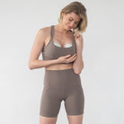 Venice 5 High Impact Nursing and Pumping sports bra, brown, sweat & milk, large chested
