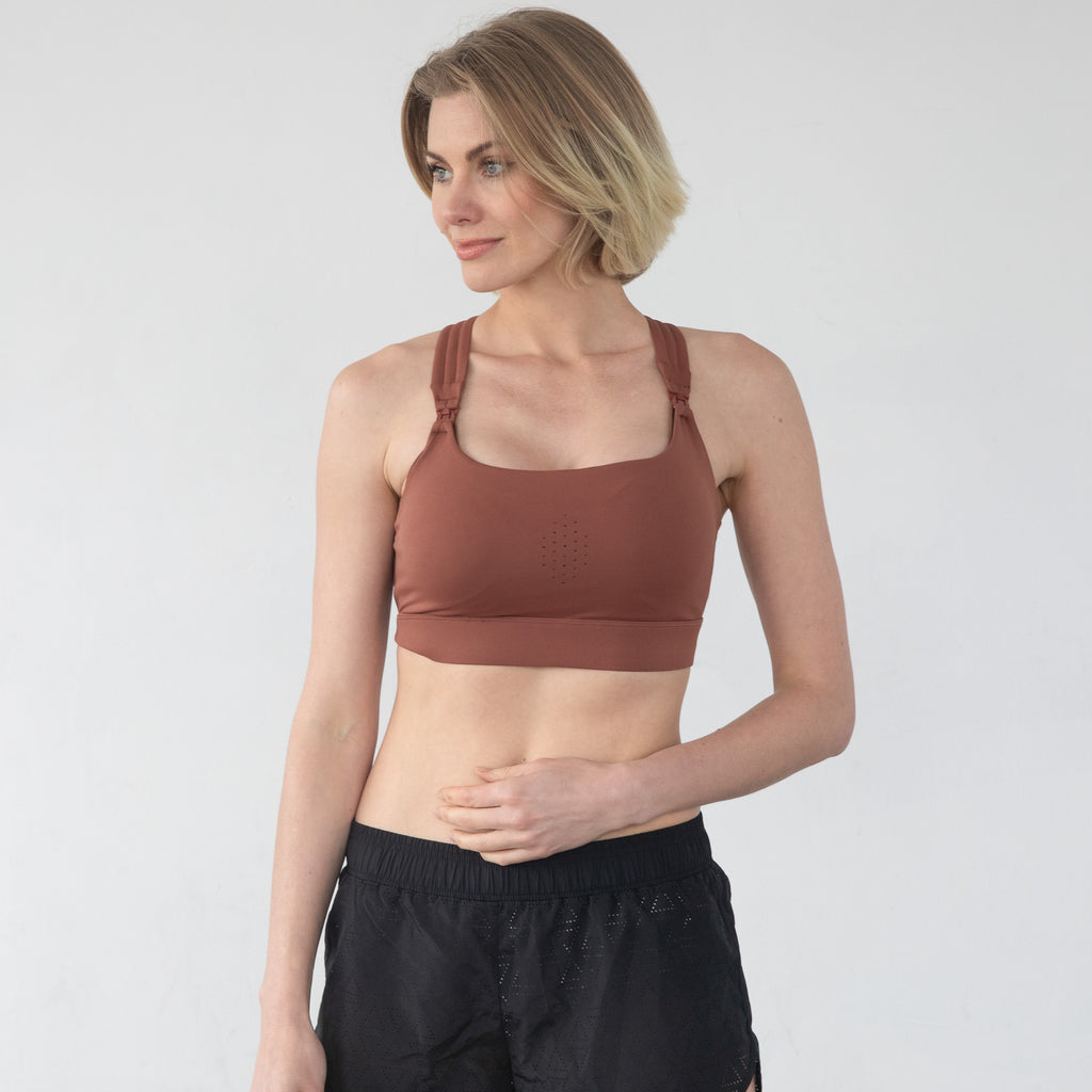 Chloe 3 Running Nursing sports bra, high impact, large chested, sweat and milk