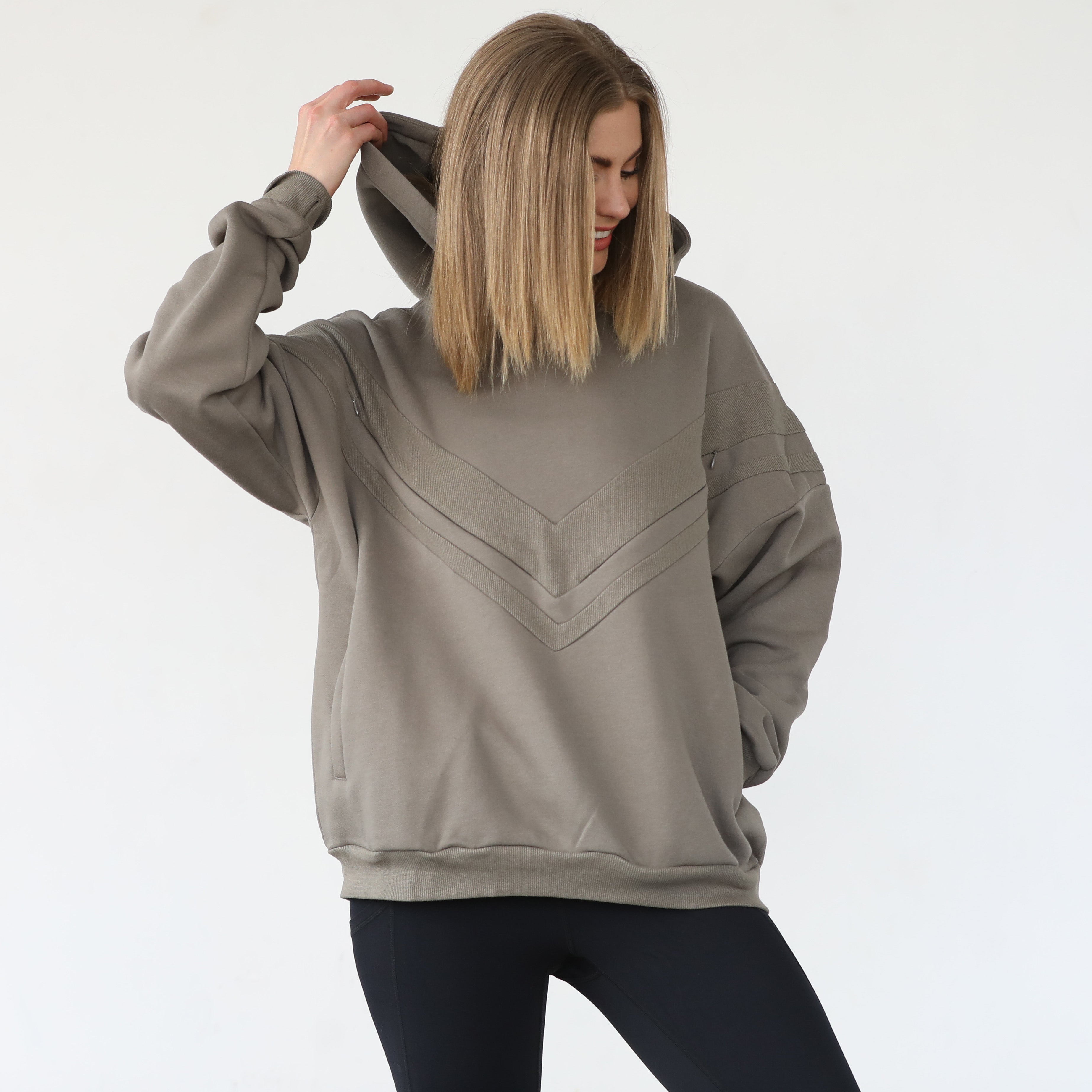 Isabella Nursing and pregnancy hoodie, sweat and milk