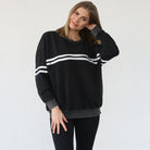 slouchy oversized nursing sweatshirt, sweat and milk