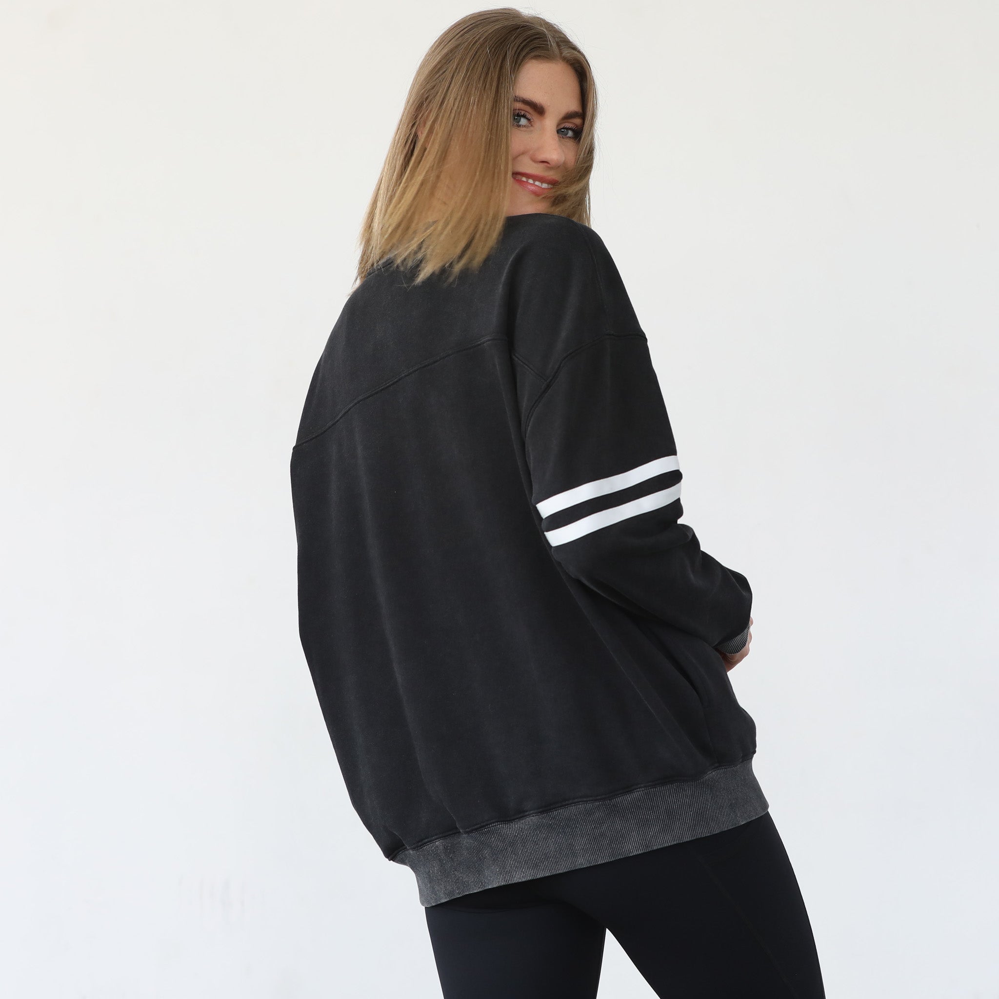 slouchy oversized nursing sweatshirt, sweat and milk