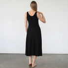 Audrey nursing and pregnancy dress, noir