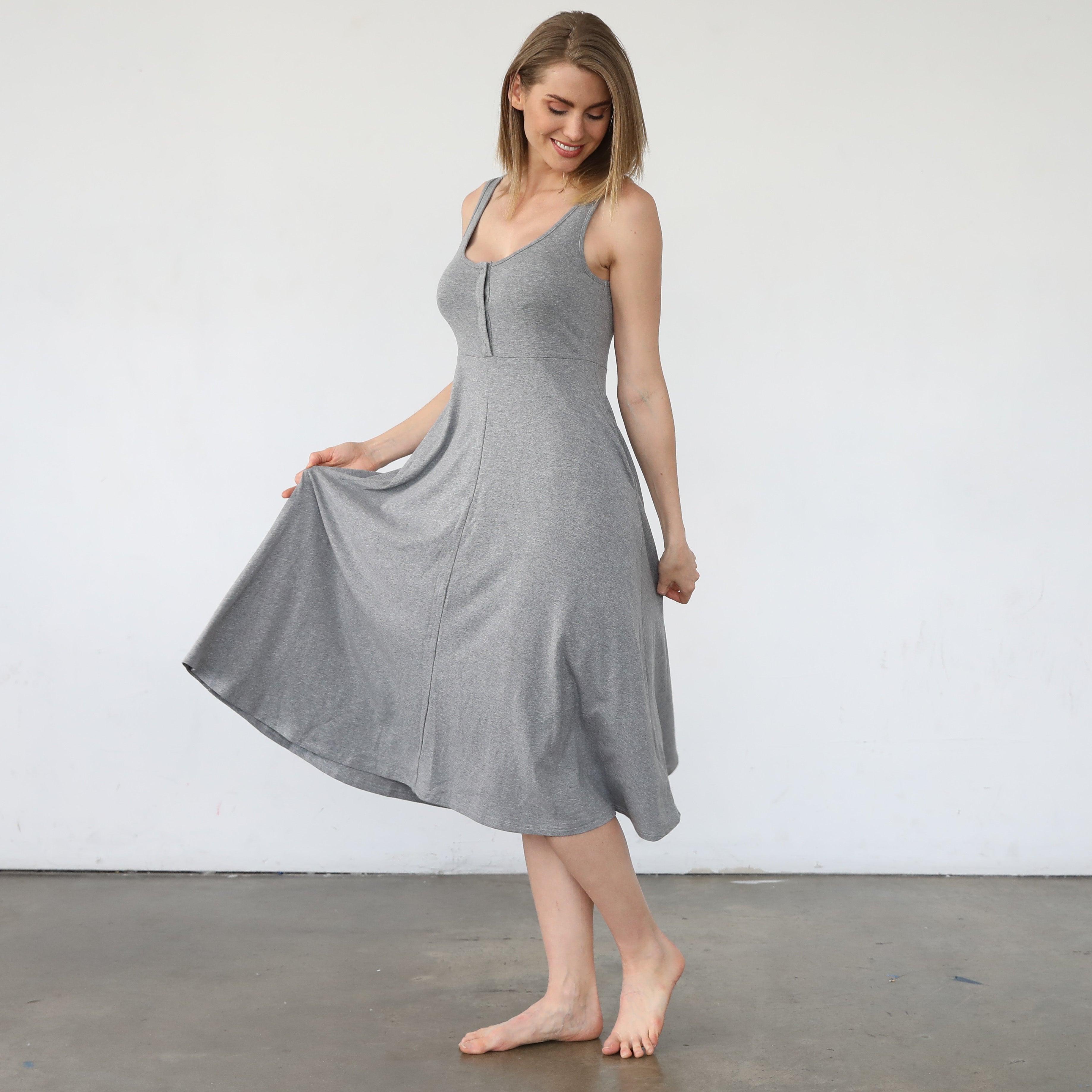 softest rib nursing dress The Softest Rib Nursing Dress