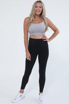 Chloe 4 Running Nursing Sports bra, high impact, grey, sweat and milk