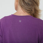 Soft stylish crop long sleeve nursing top, sweat and milk