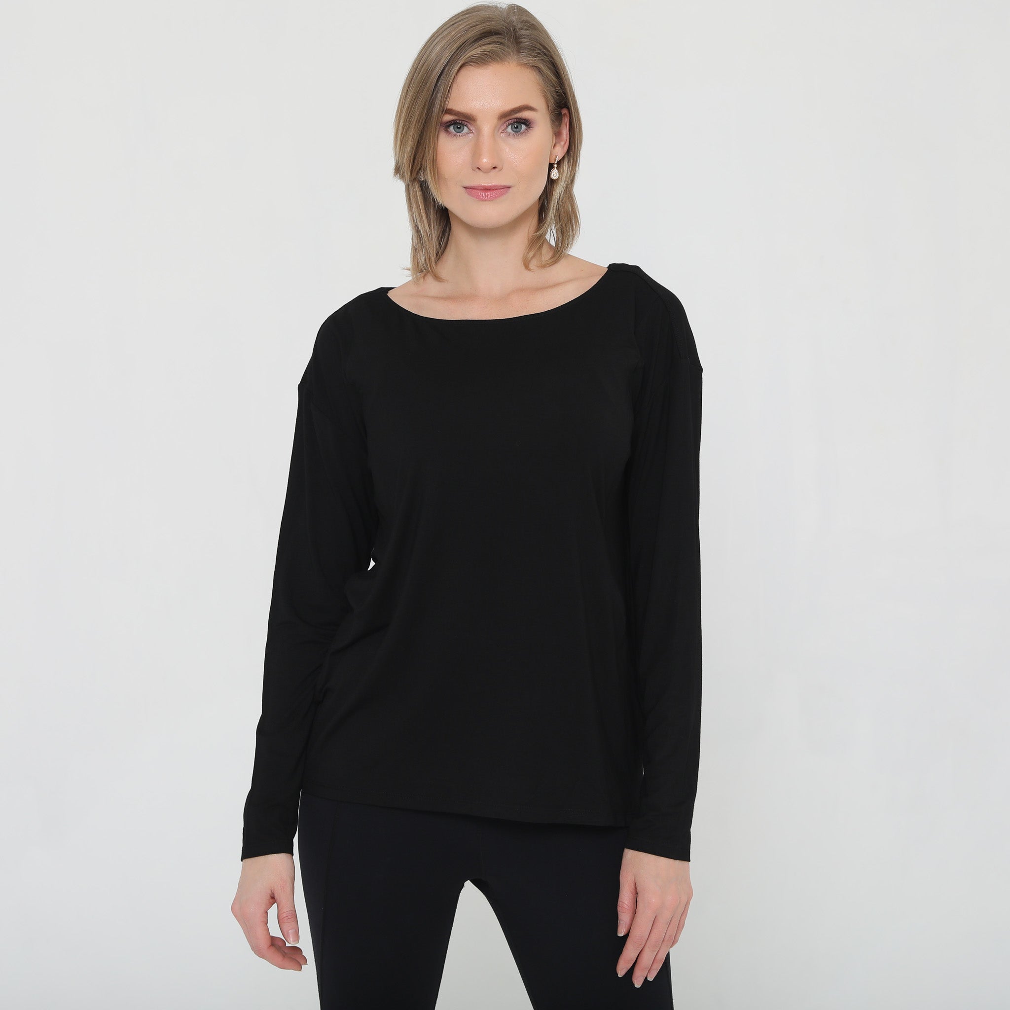 Stylish Open back nursing top long sleeve, sweat and milk