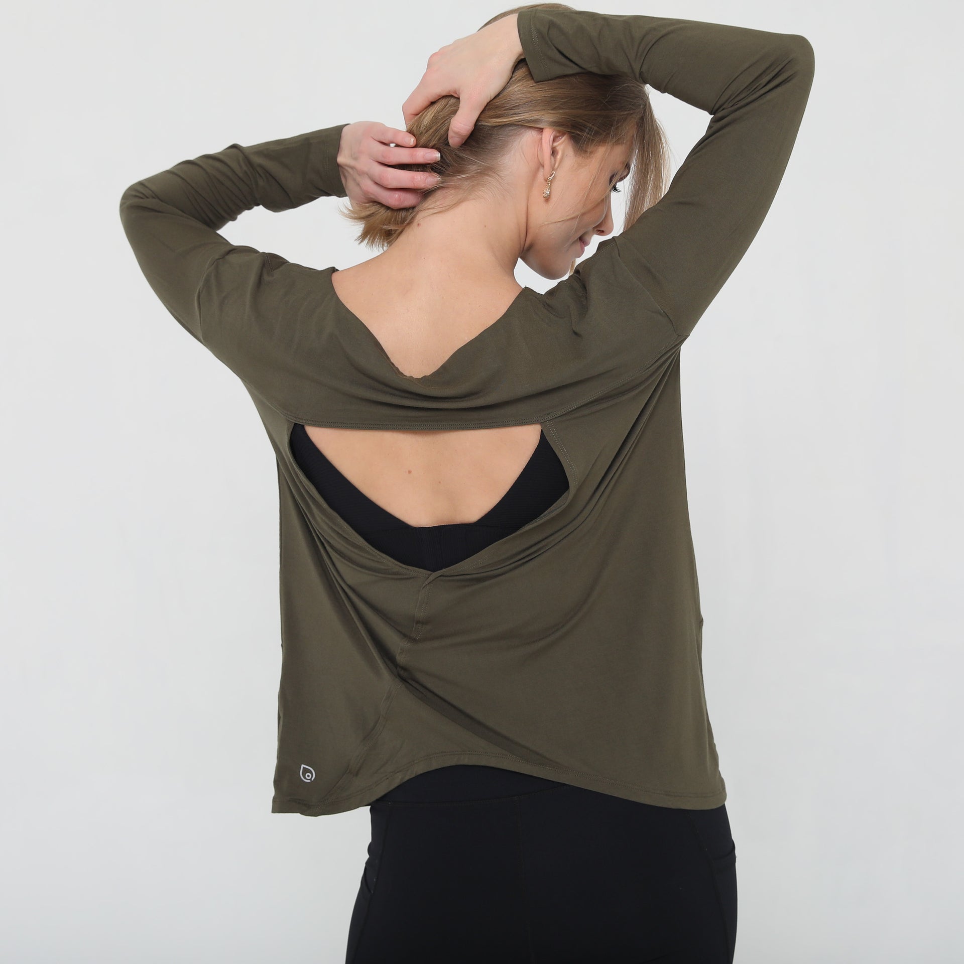 Hazel Open Back Long Sleeve Nursing Top