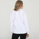 Stylish mesh nursing top long sleeve with zippers, sweat and milk