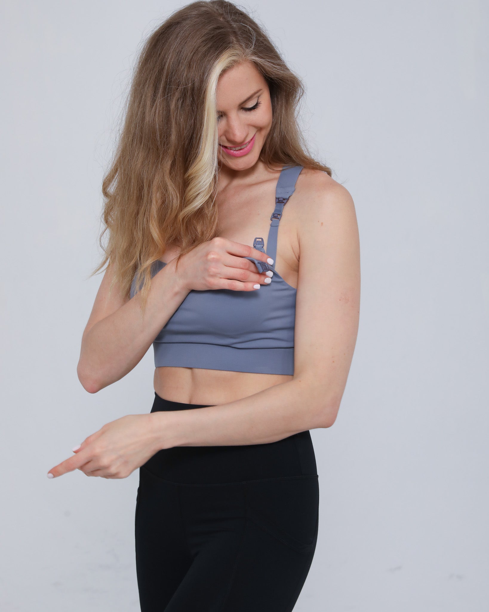 Venice 3 High Impact nursing and pumping sports bra, big chest mom, sweat and milk