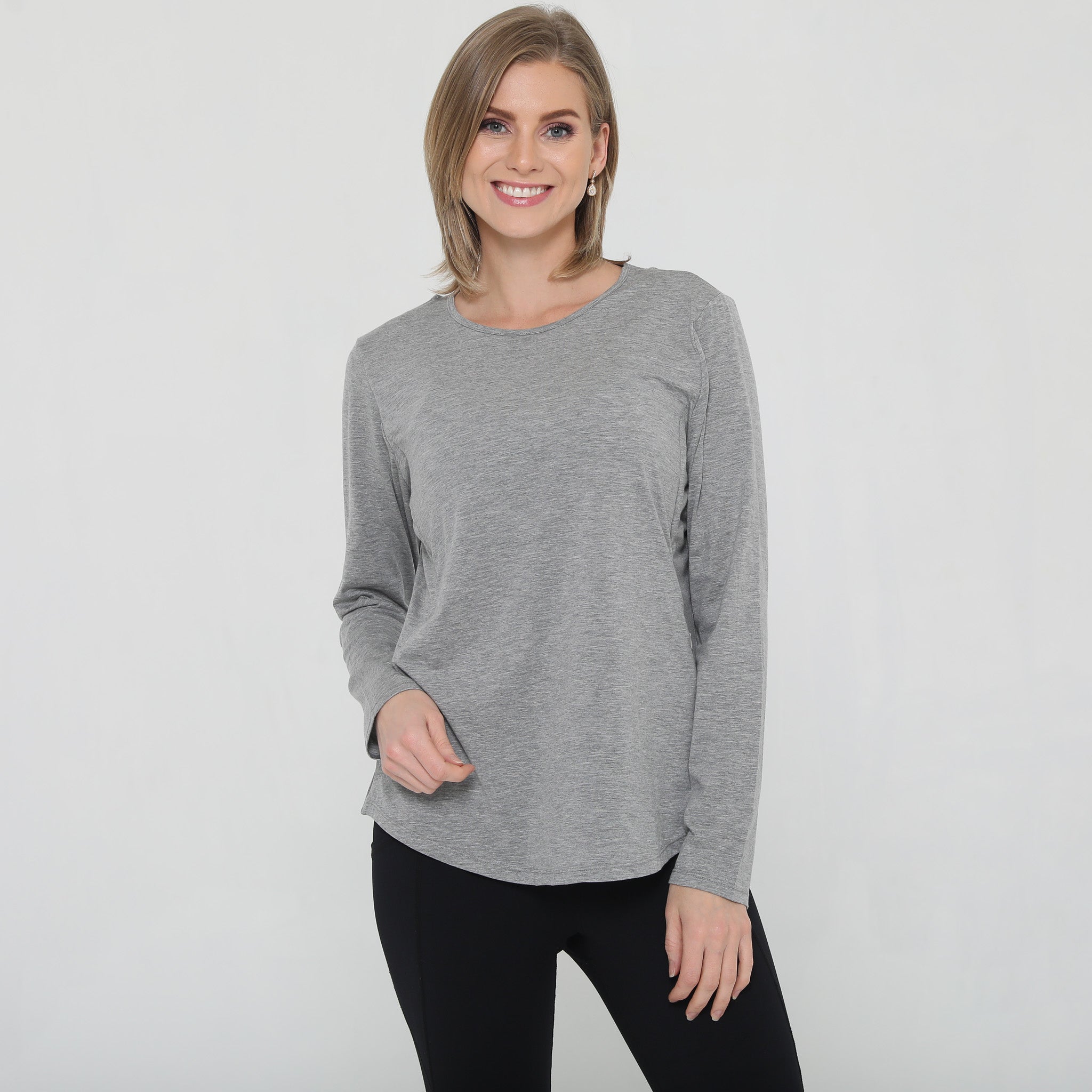 stylish nursing top with invisible zippers, open back design, sweat and milk