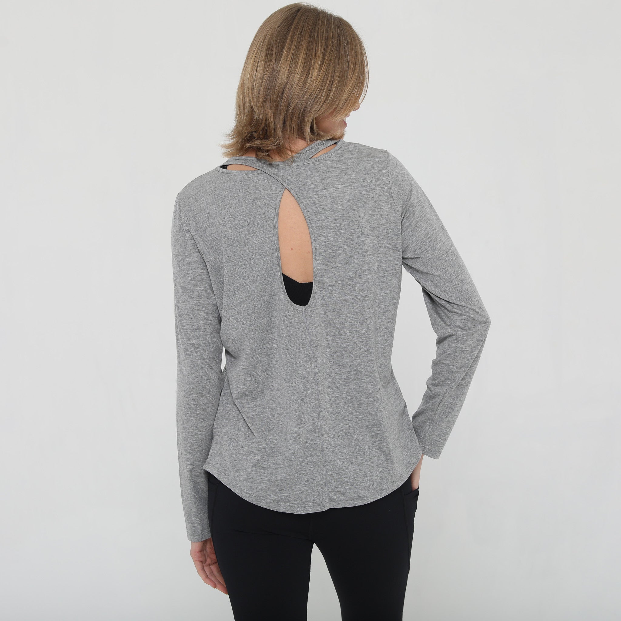 stylish nursing top with invisible zippers, open back design, sweat and milk