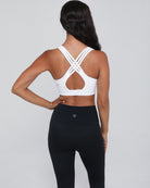Chloe 3 maternity sports bra with supportive racerback design