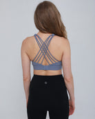 Back detail of Oceane 4 bra, adjustable straps, wireless support – Sweat and Milk