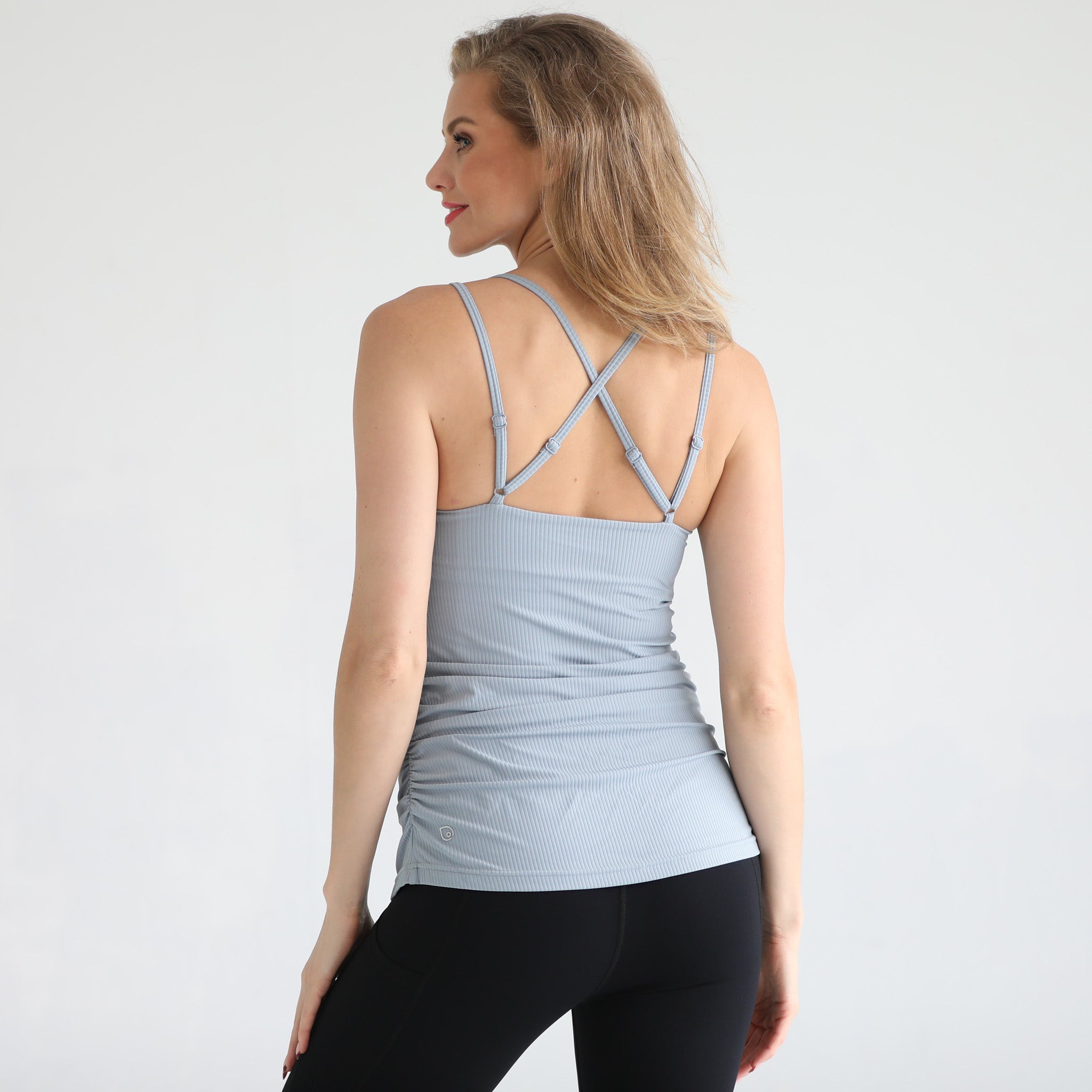 Sienna Nursing and pregnancy tank, strappy back, adjustable