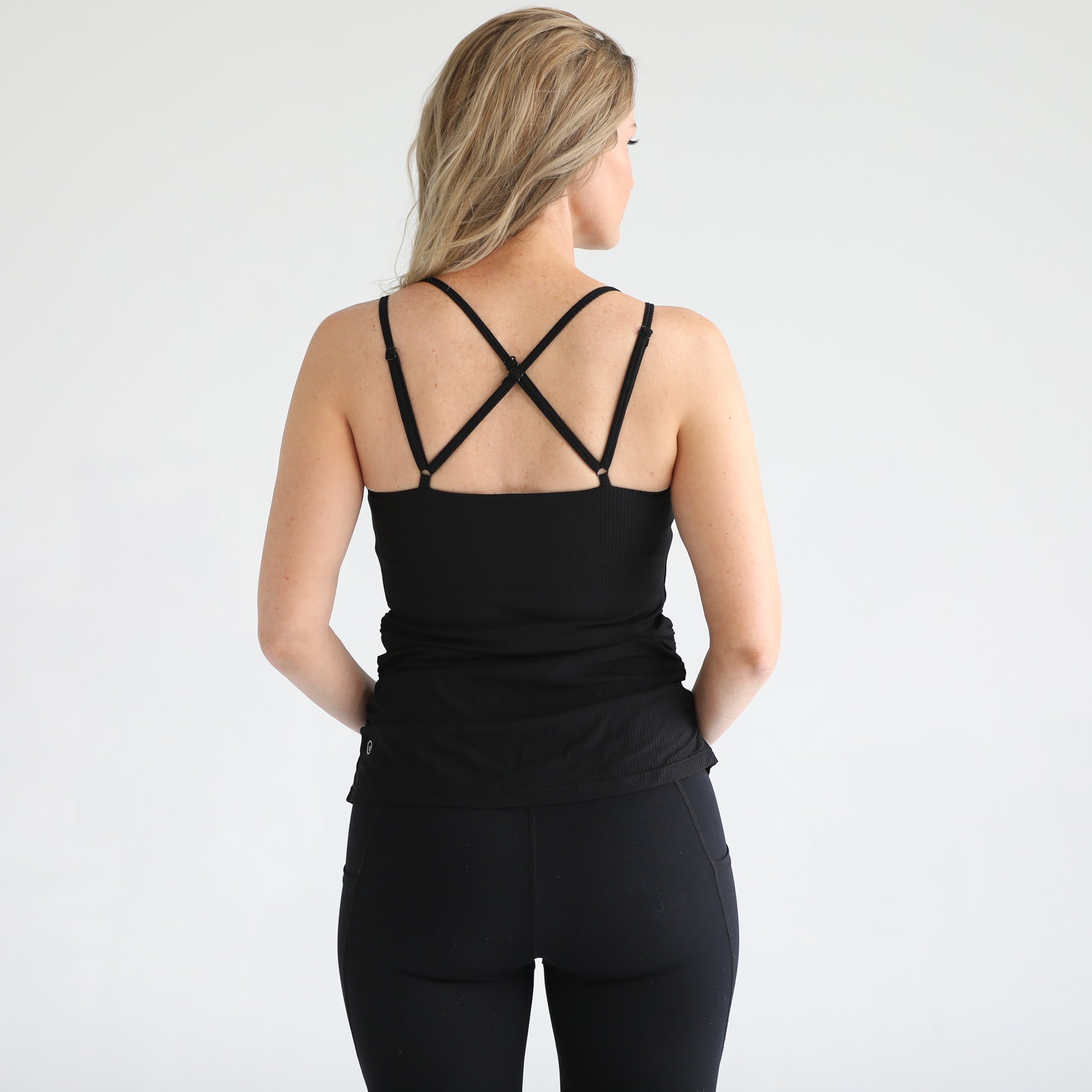 Sienna Nursing and pregnancy tank, strappy back, adjustable
