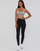 Oceane 2 Medium nursing sports bra, gravel, sweat and milk