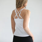 Ruffle nursing tank bra, sweat and milk