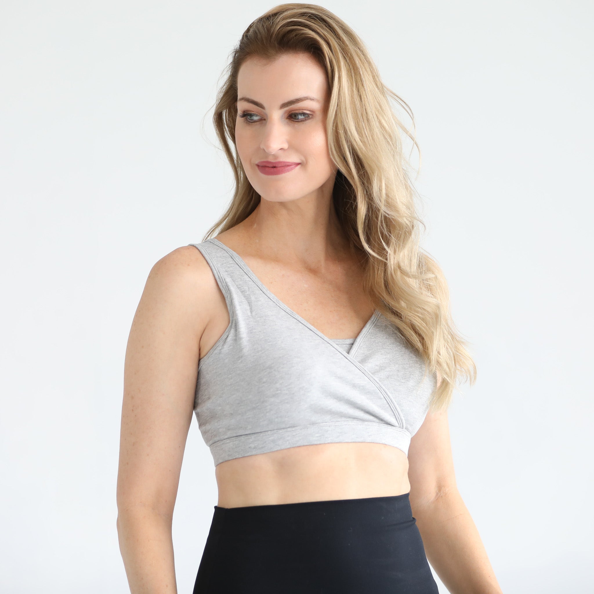 Sleep nursing and pumping bra, sweat and milk