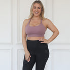 Océane exclusively hands free pumping sports bra,Nursing sports Bra, strappy back, adjustable shoulder straps, adjustable back closure, Sweat and Milk