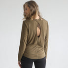 loose fit nursing long sleeve, sweat and milk