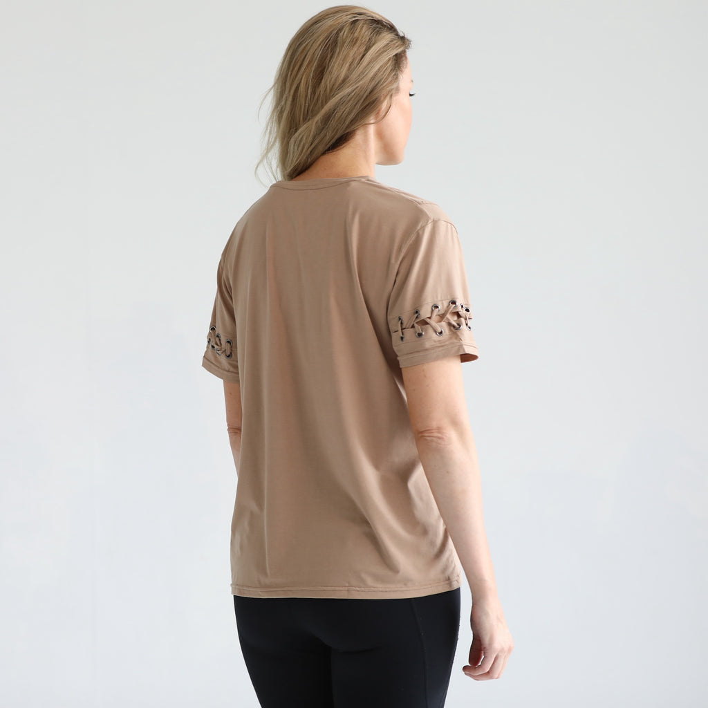 loose fit nursing t shirt with zippers, sweat and milk