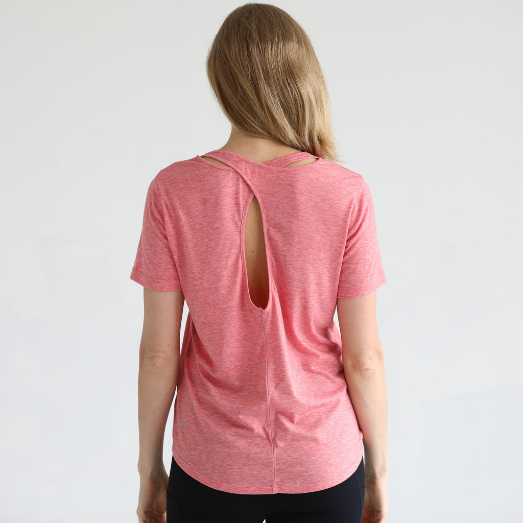 Harper nursing Tee with zippers, loose fit, sweat and milk