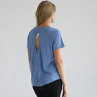 Harper nursing Tee with zippers, loose fit, sweat and milk