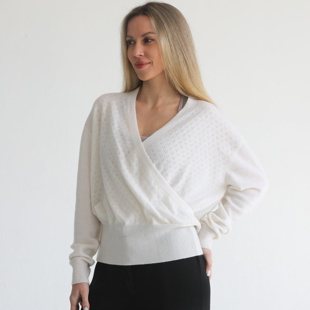 100% cashmere sweater for nursing