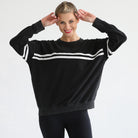 slouchy oversized nursing sweatshirt, sweat and milk
