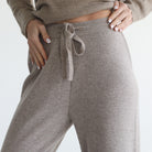 100% merino wool pants wide-leg