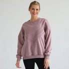 Oversized nursing pregnancy sweatshirt with zippers, sweat and milk