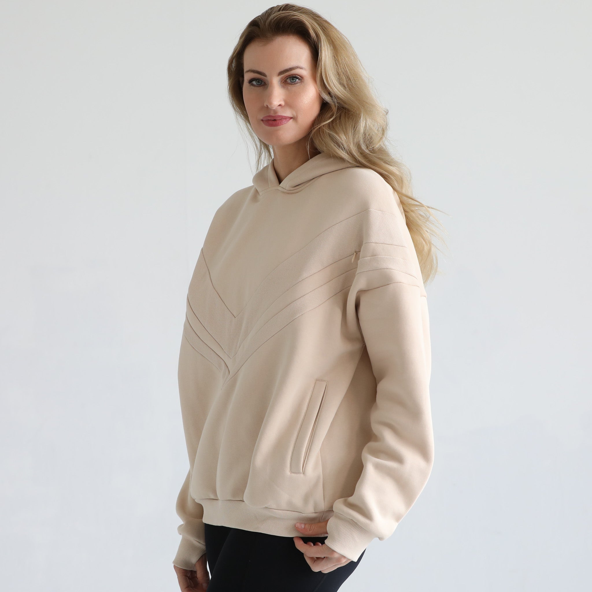 Oversized nursing and pregnancy hoodie, sweat and milk