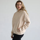 Oversized nursing and pregnancy hoodie, sweat and milk