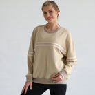 Sloucy oversized nursing sweatshirt with zippers and pockets, sweat and milk
