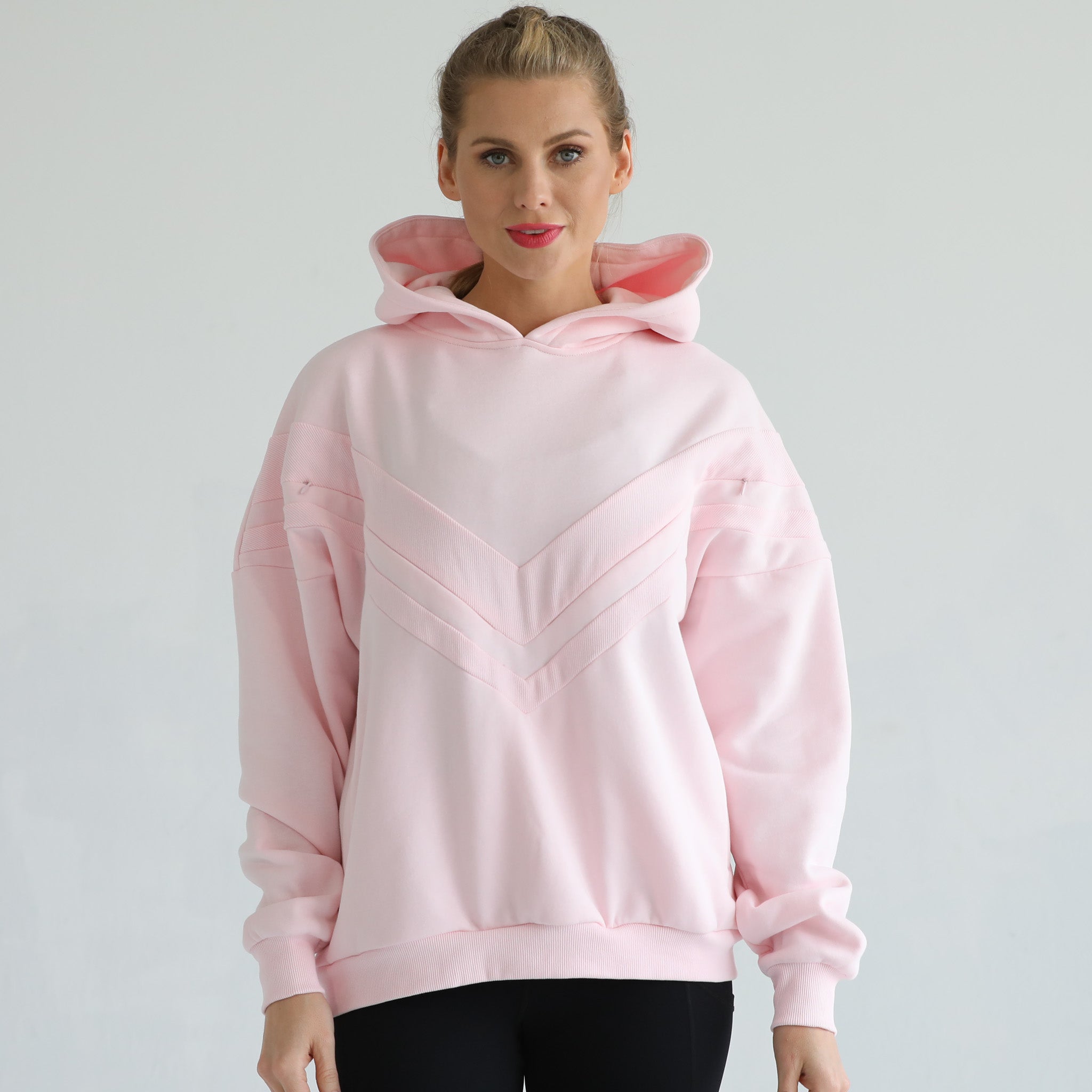 Oversized nursing and pregnancy hoodie, sweat and milk