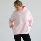 Oversized nursing and pregnancy hoodie, sweat and milk