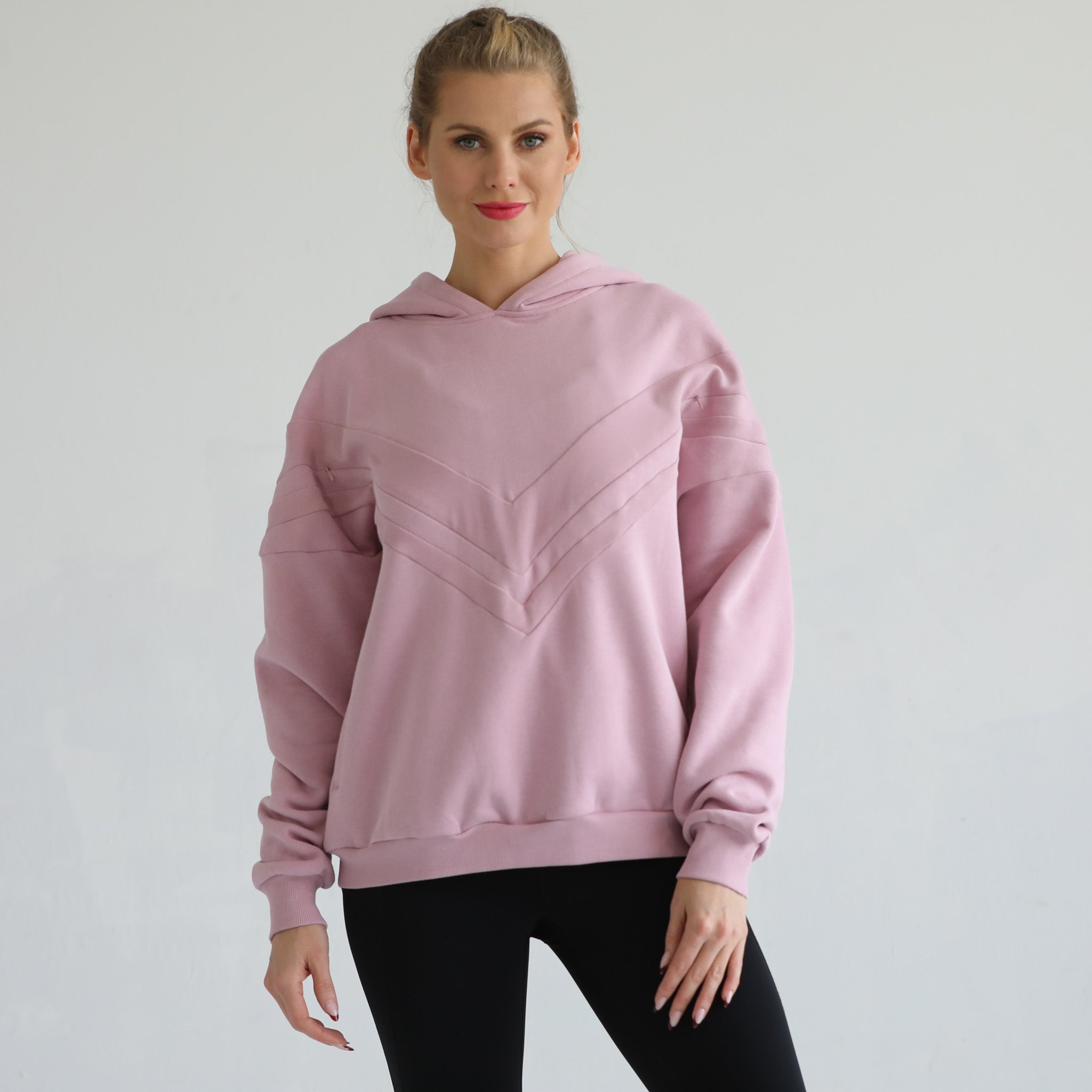 Oversized nursing and pregnancy hoodie, sweat and milk